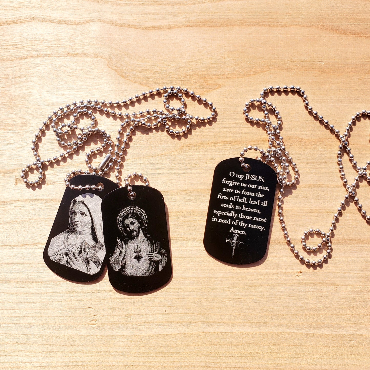 Christion Prayer military style Dog Tags - Single/ bulk wholesale orders