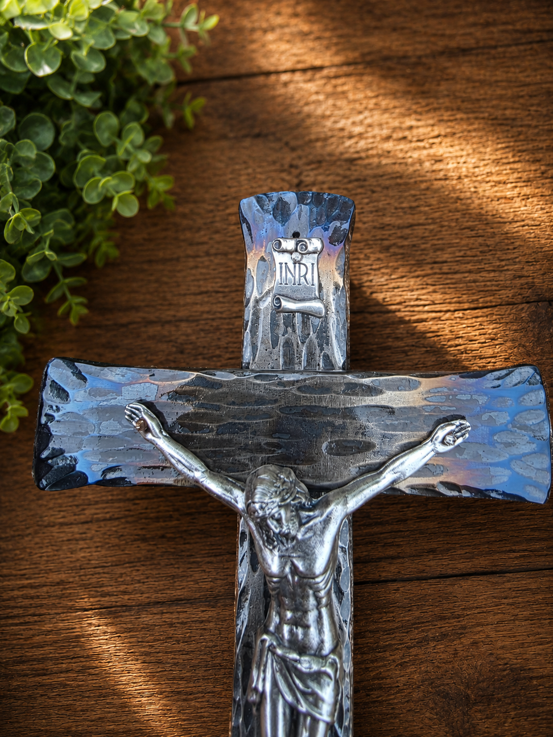 Hand Forged Steel Crucifix