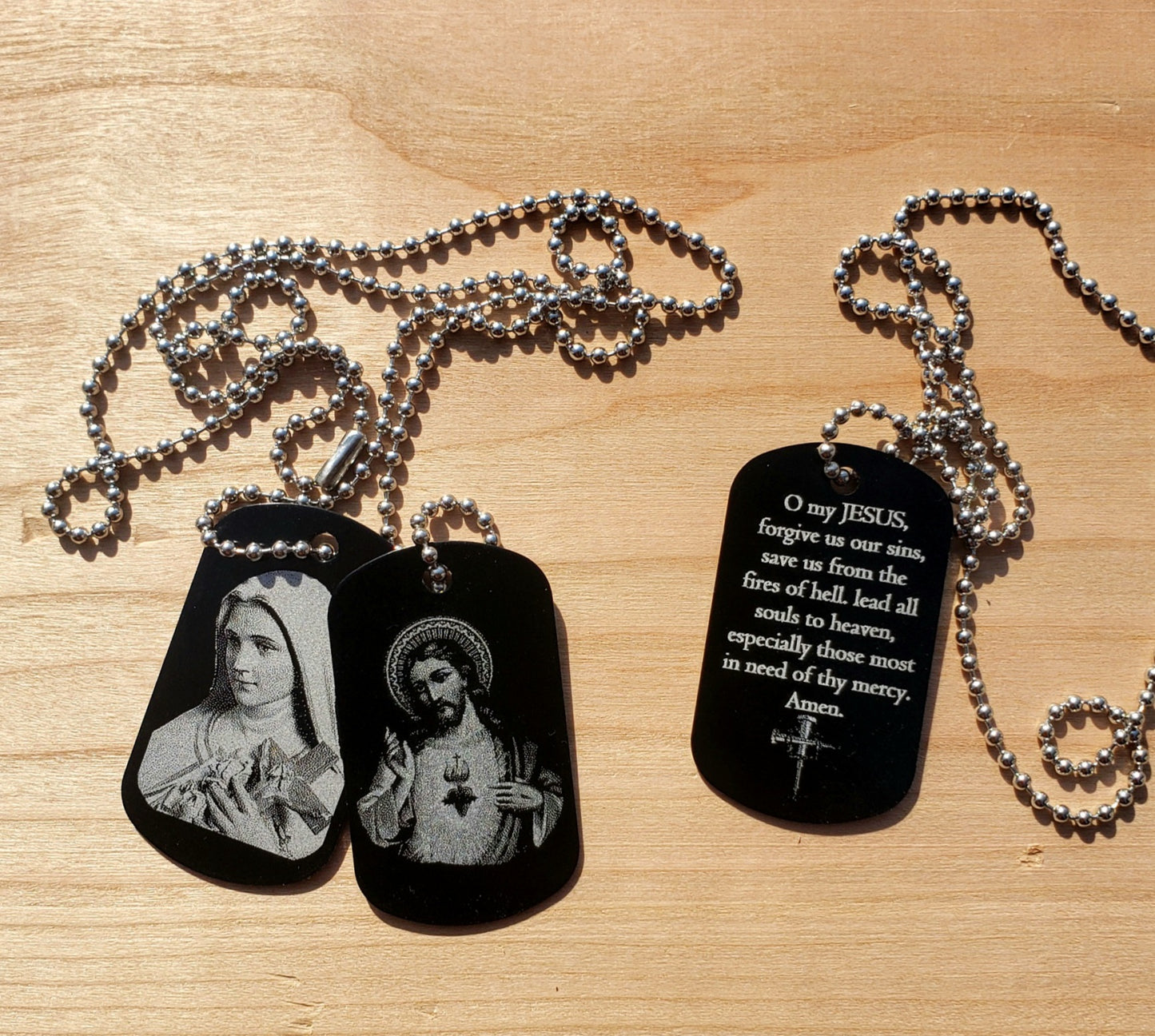 Christion Prayer military style Dog Tags - Single/ bulk wholesale orders